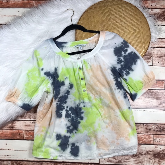 Elizabeth and James Tops - Elizabeth and James Tie Dye Printed Blouse